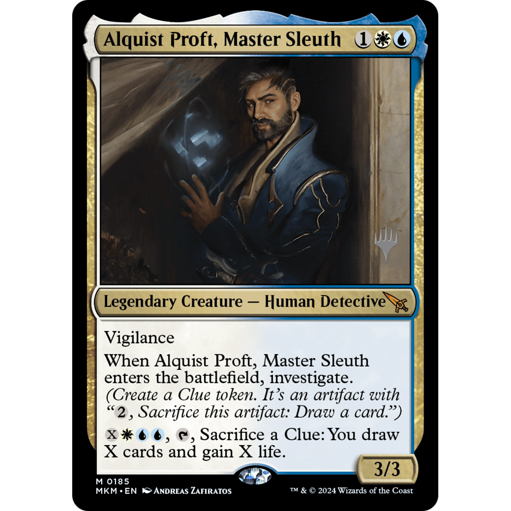 Alquist Proft, Master Sleuth (PPMKM-185P) - Murders at Karlov Manor Promos Foil