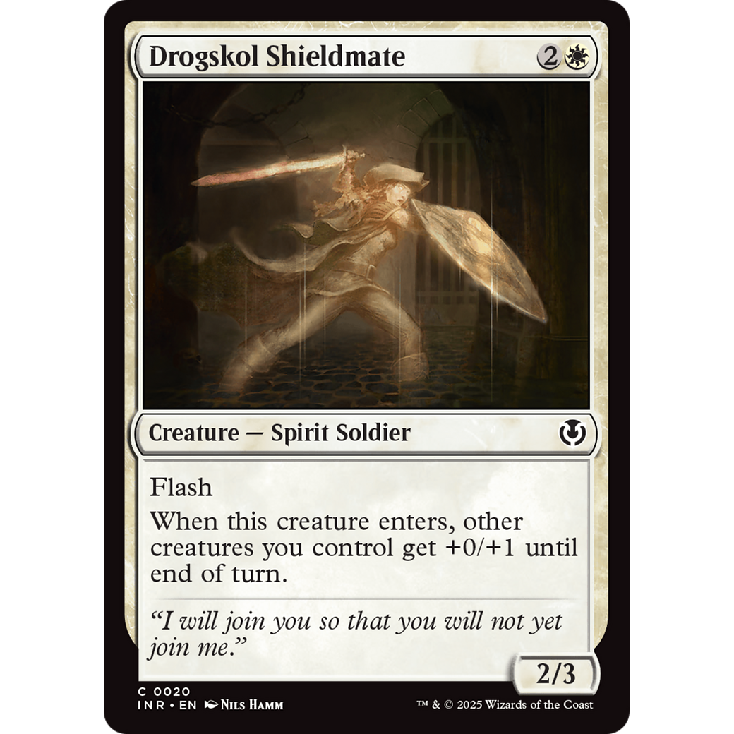 Drogskol Shieldmate (INR-020) - Innistrad Remastered Foil
