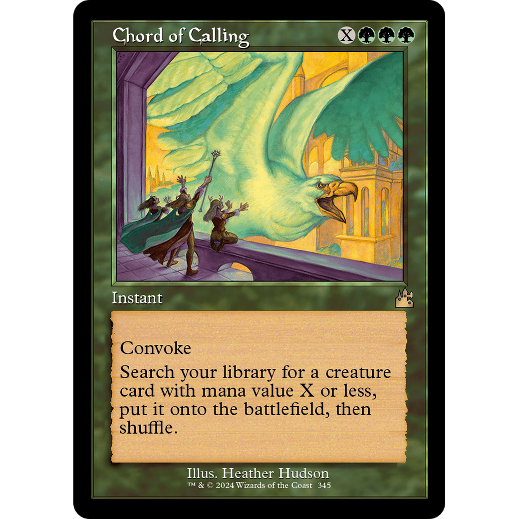 Chord of Calling (RVR-345) - Ravnica Remastered Foil