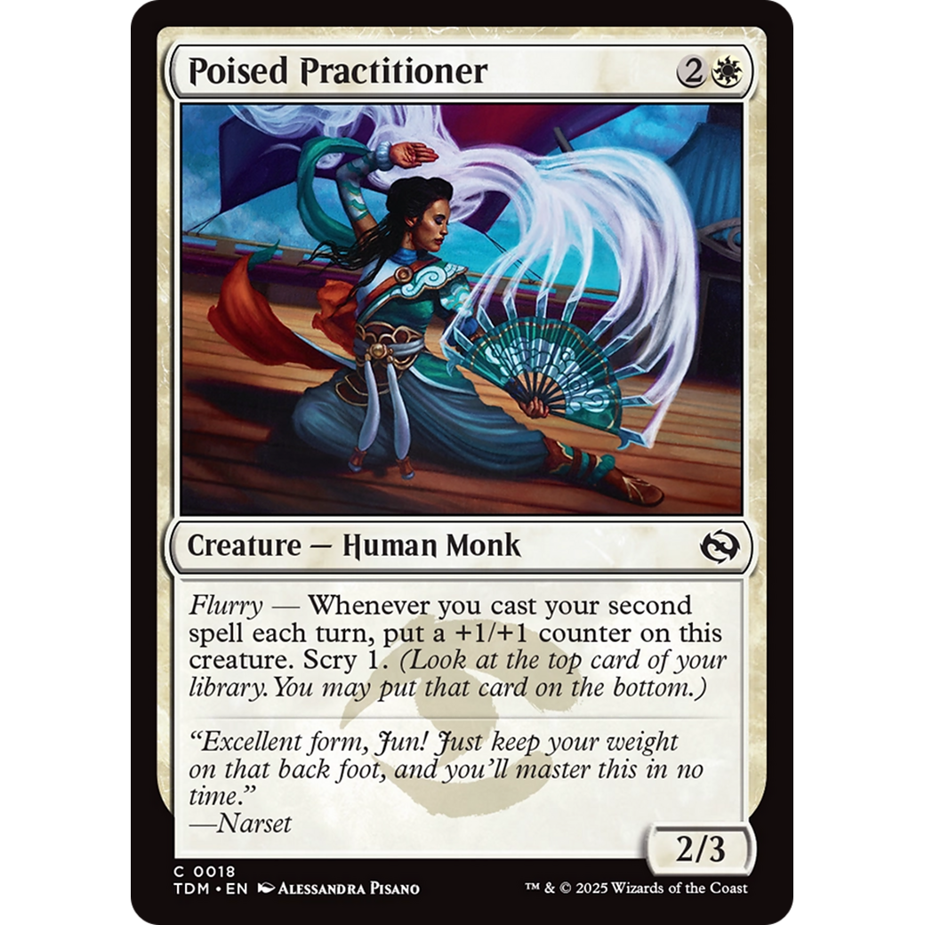 Poised Practitioner (TDM-018) - Tarkir: Dragonstorm
