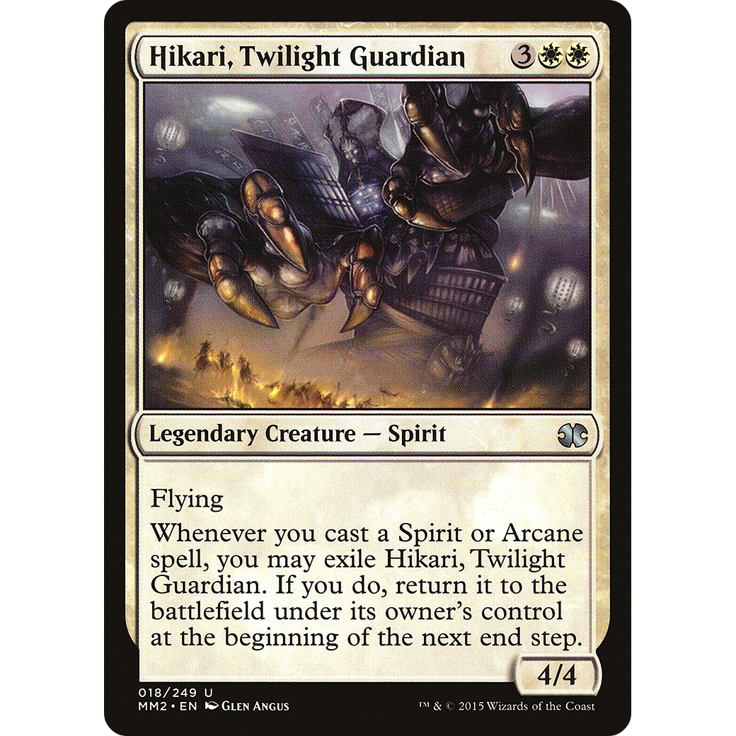 Hikari, Twilight Guardian (MM2-018) - Modern Masters 2015 Foil