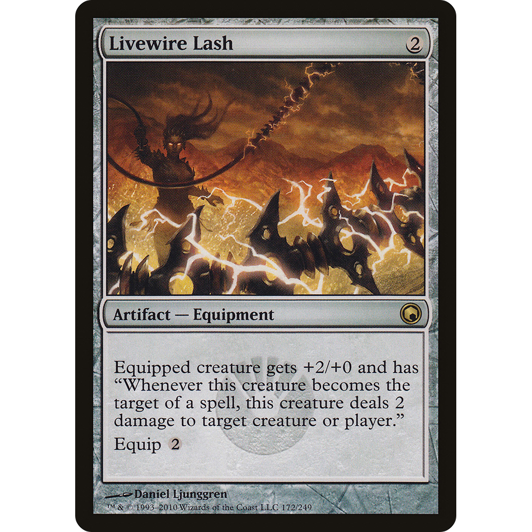 Livewire Lash (SOM-172) - Scars of Mirrodin Foil