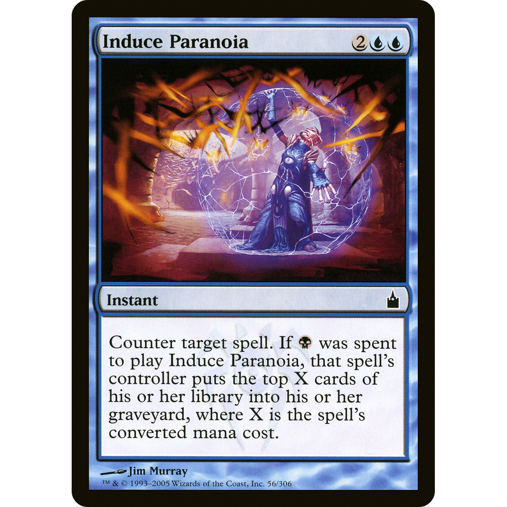 Induce Paranoia (RAV-056) - Ravnica: City of Guilds Foil
