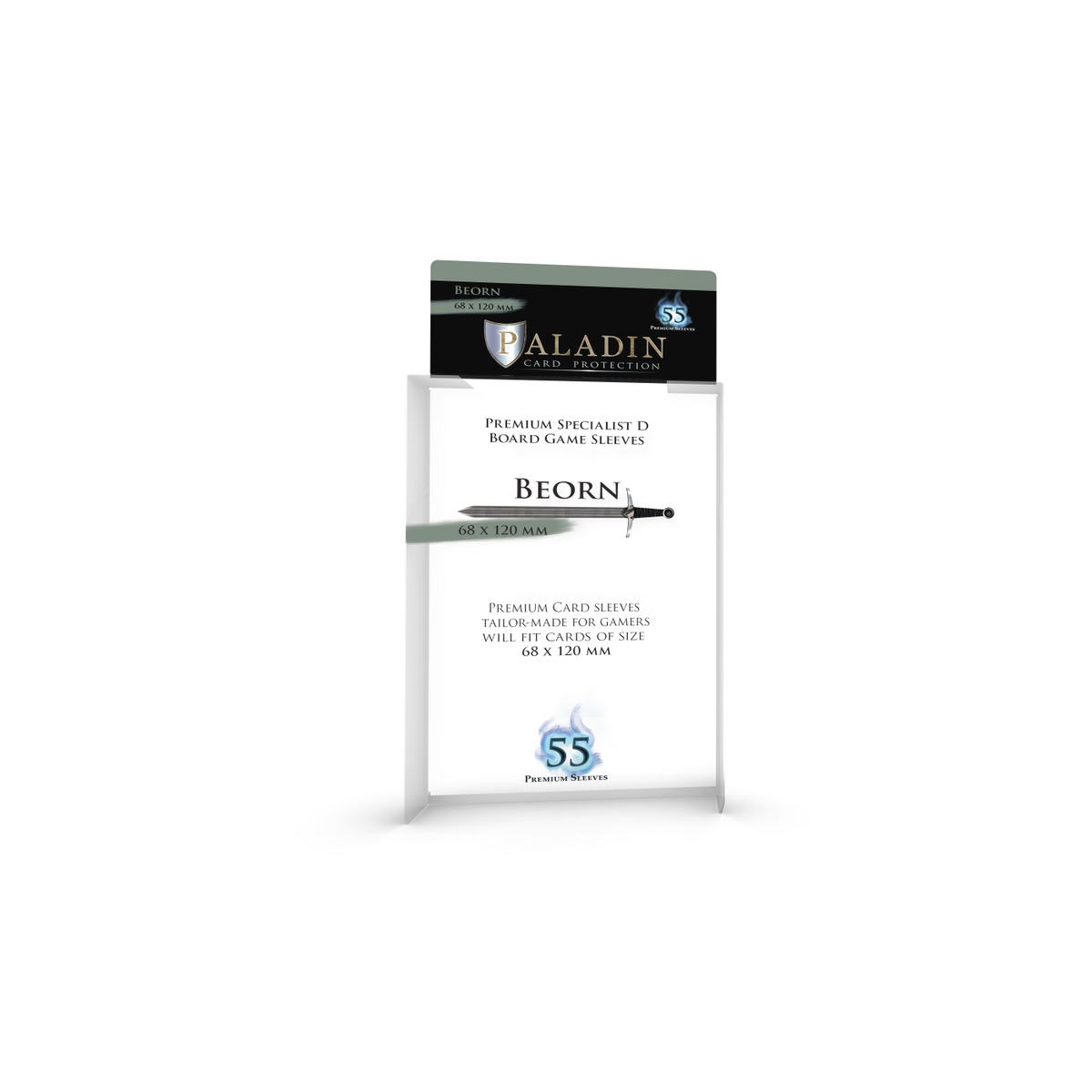 Paladin Card Protectors - Clear Gloss Large Sizes: Dagonet – 87.5x100mm