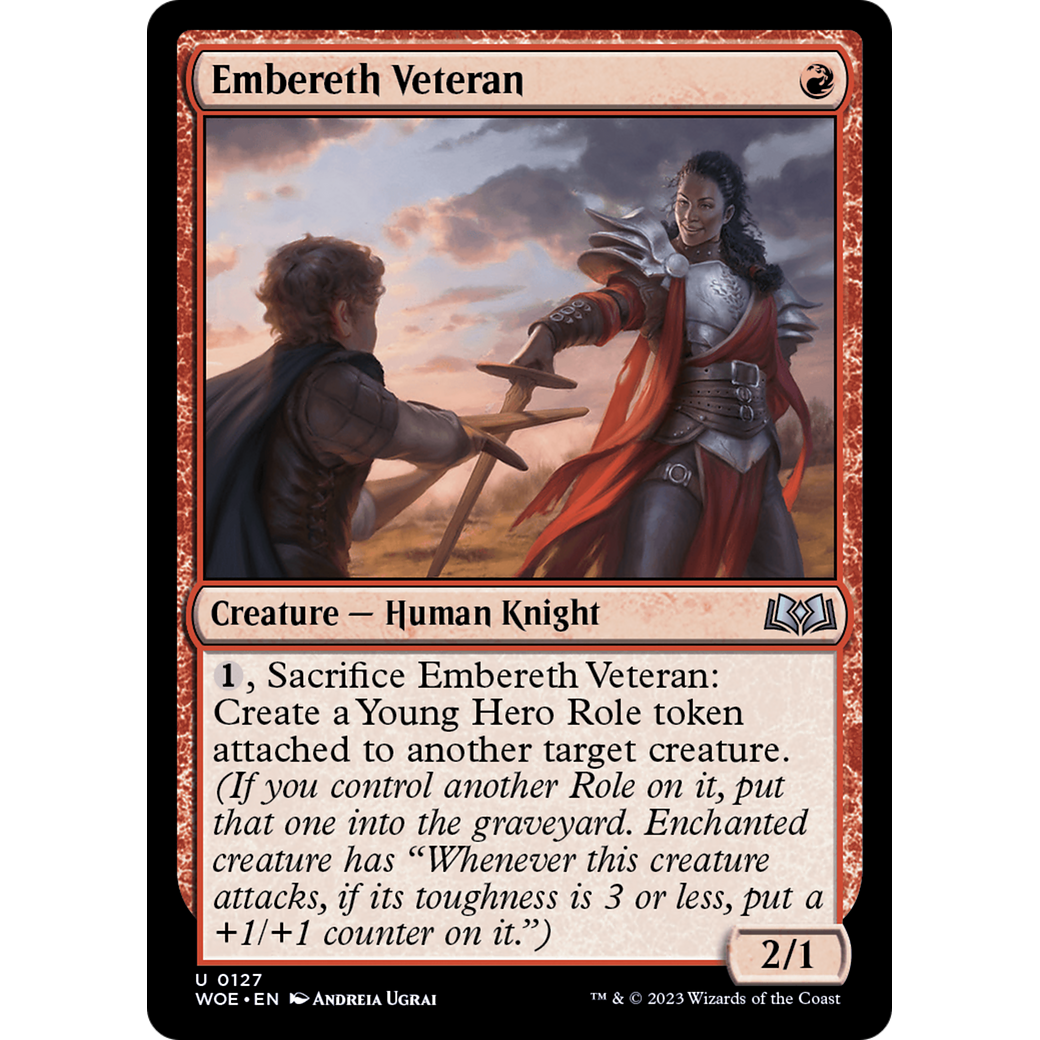 Embereth Veteran (WOE-127) - Wilds of Eldraine Foil