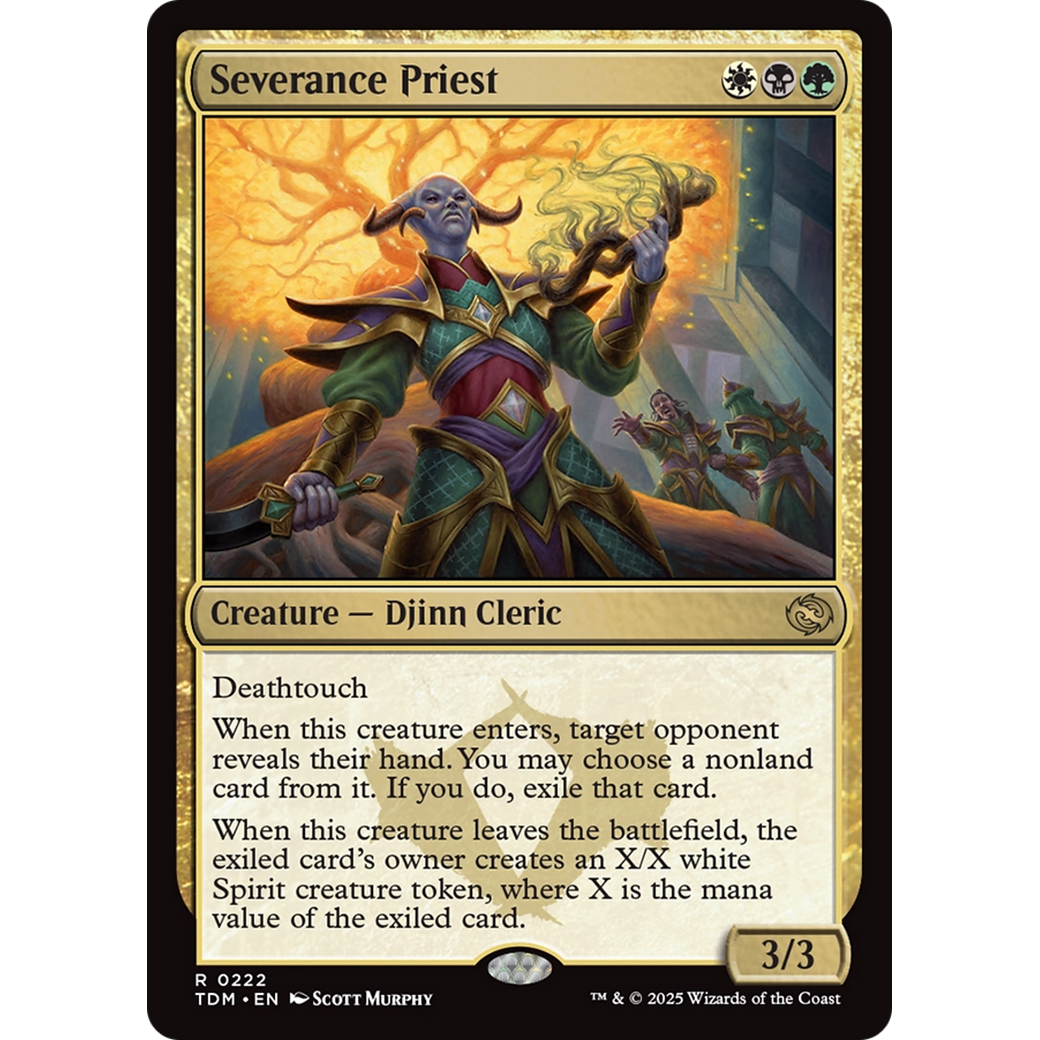 Severance Priest (TDM-222) - Tarkir: Dragonstorm Foil