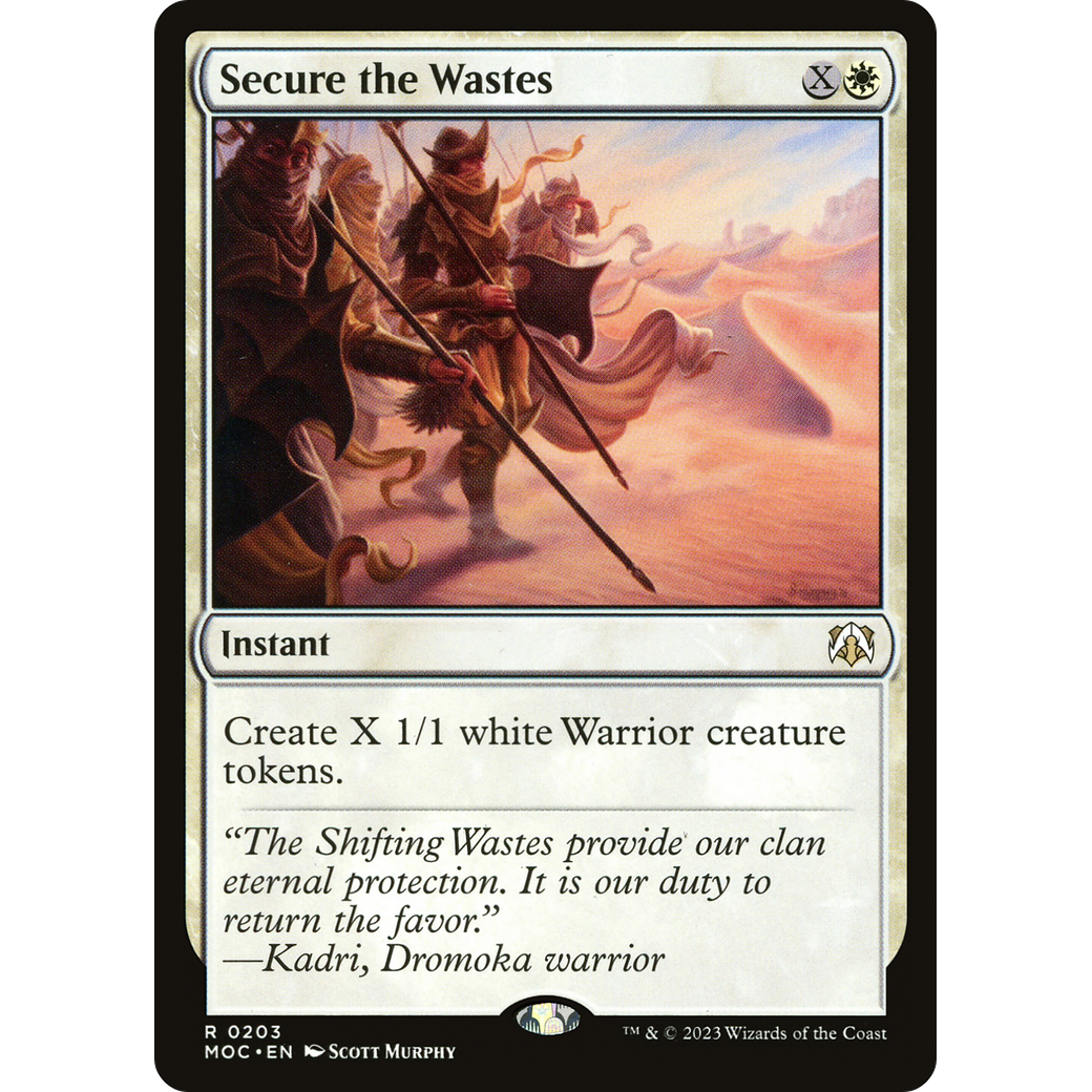 Secure the Wastes (MOC-203) - March of the Machine Commander