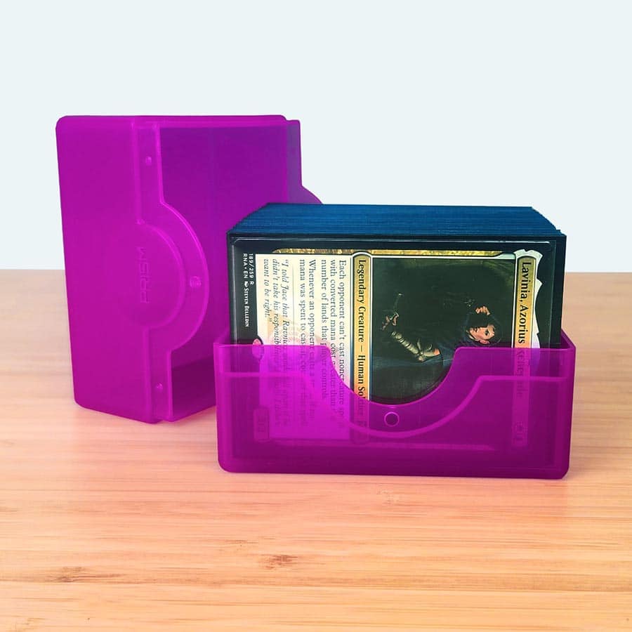 Spectrum: Violet Polished Prism Deck Case