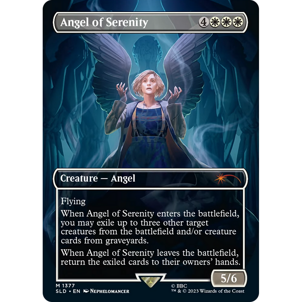 Angel of Serenity (SLD-1377) - Secret Lair Drop (Borderless)