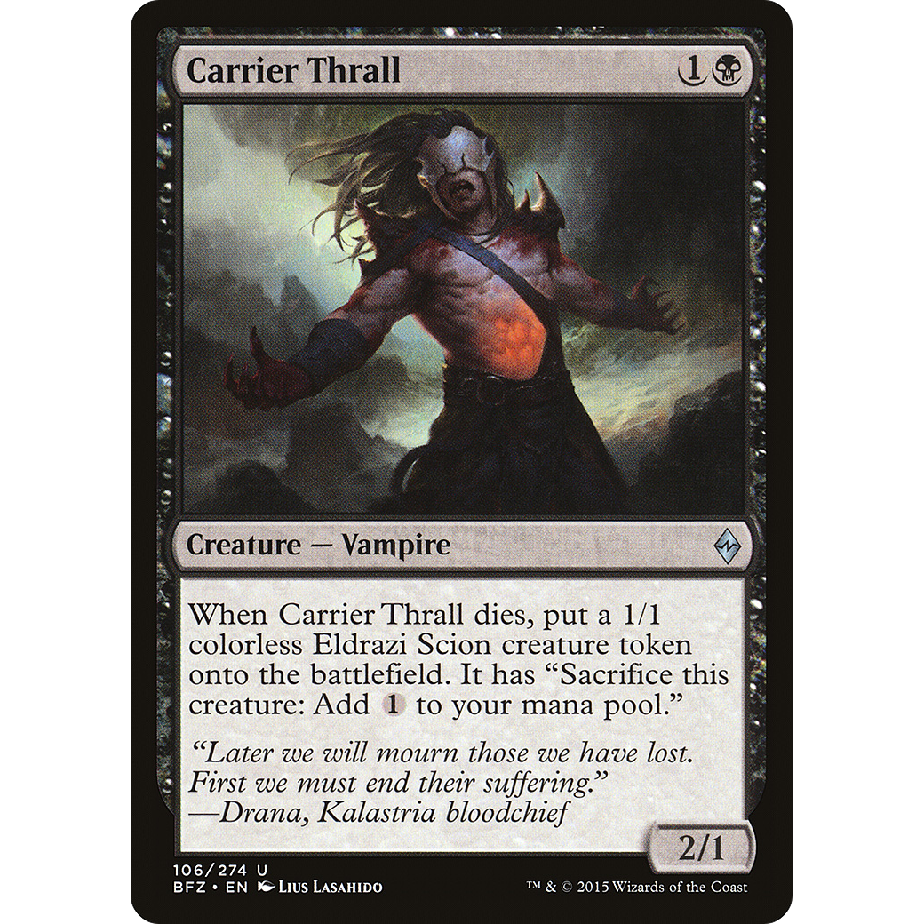 Carrier Thrall (BFZ-106) - Battle for Zendikar Foil