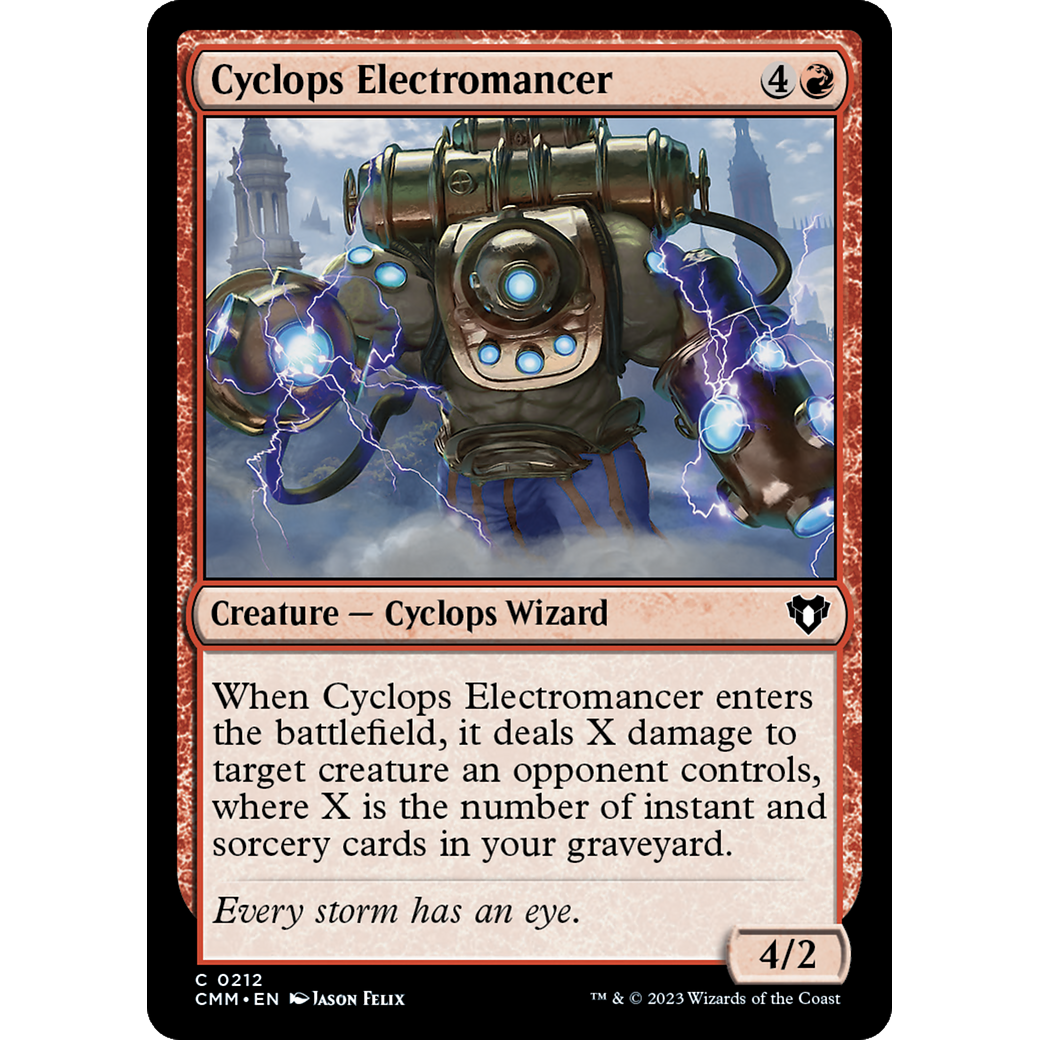 Cyclops Electromancer (CMM-212) - Commander Masters