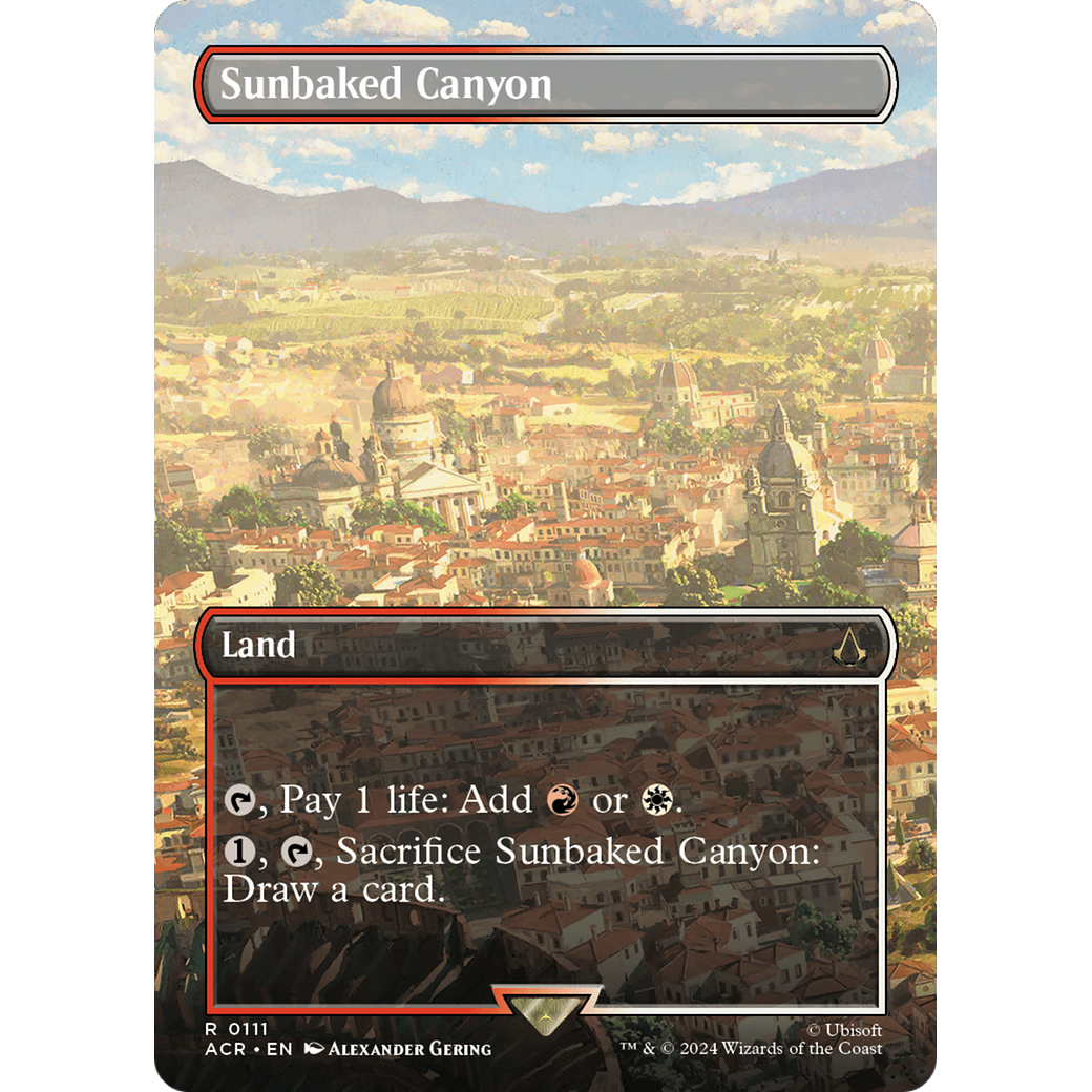 Sunbaked Canyon (Borderless) (ACR-111) - Assassin's Creed (Borderless)