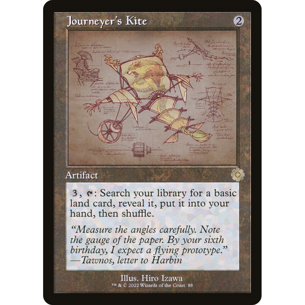Journeyer's Kite (Schematic) (BRR-088) - The Brothers' War Retro Artifacts Foil