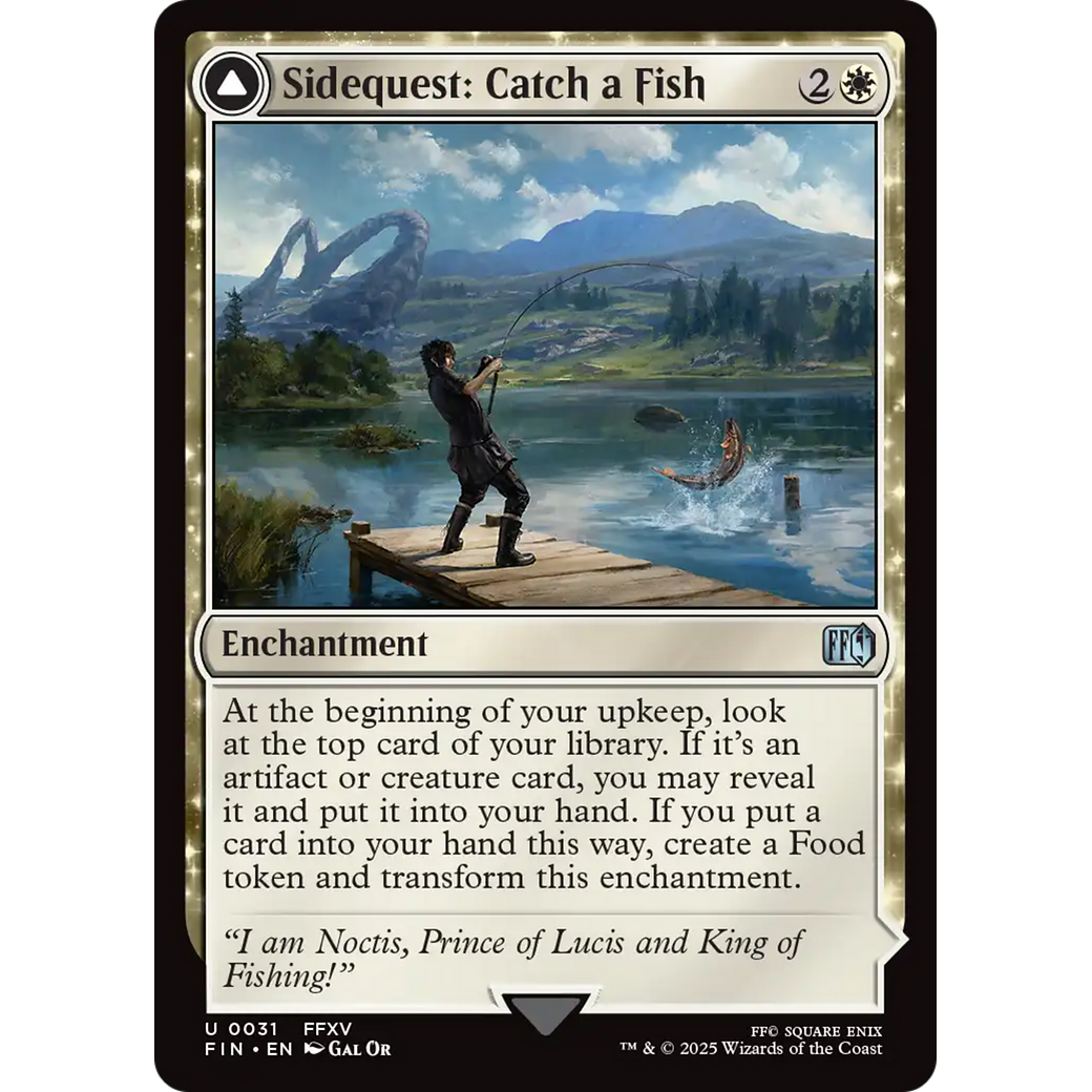 Sidequest: Catch a Fish (FIN-031) - FINAL FANTASY: (enchantment)