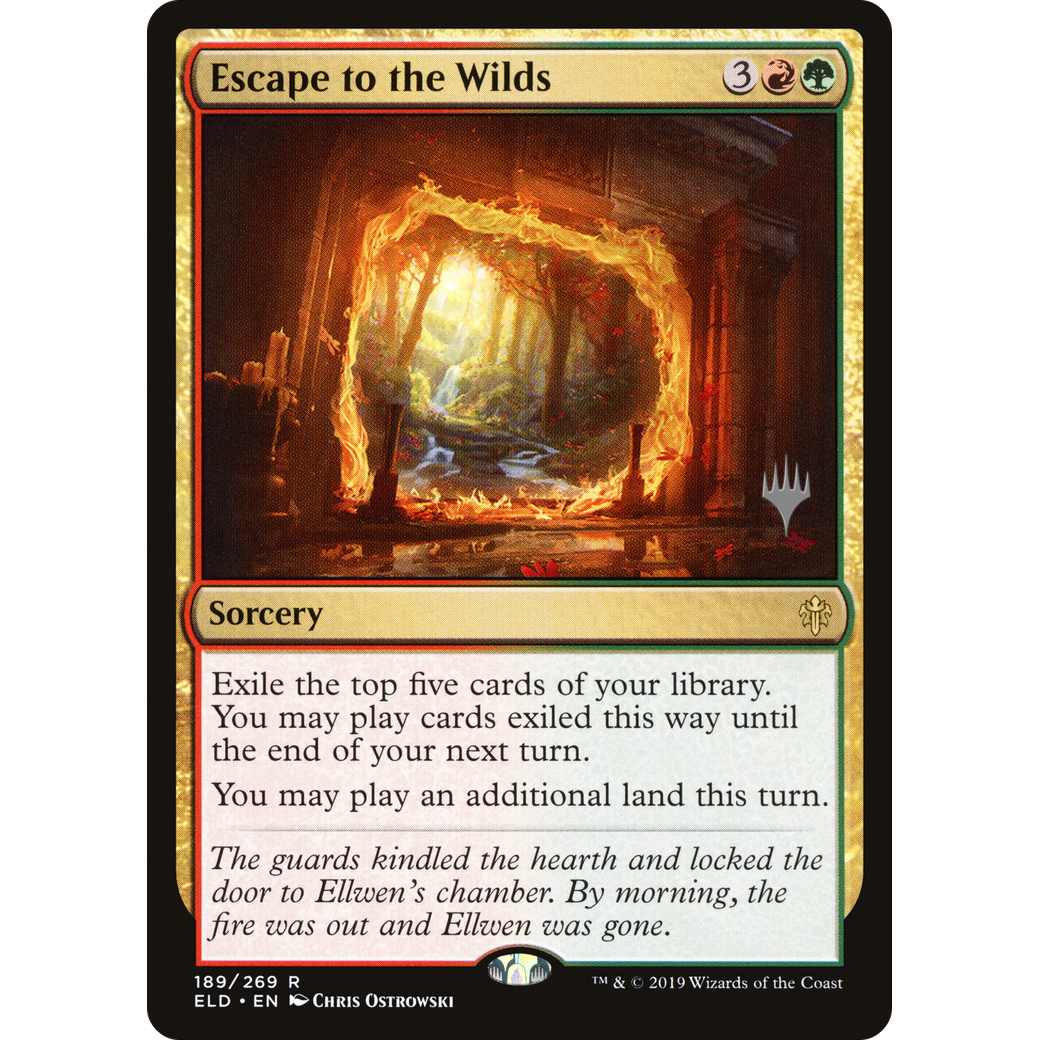 Escape to the Wilds (PPELD-189) - Throne of Eldraine Promos Foil
