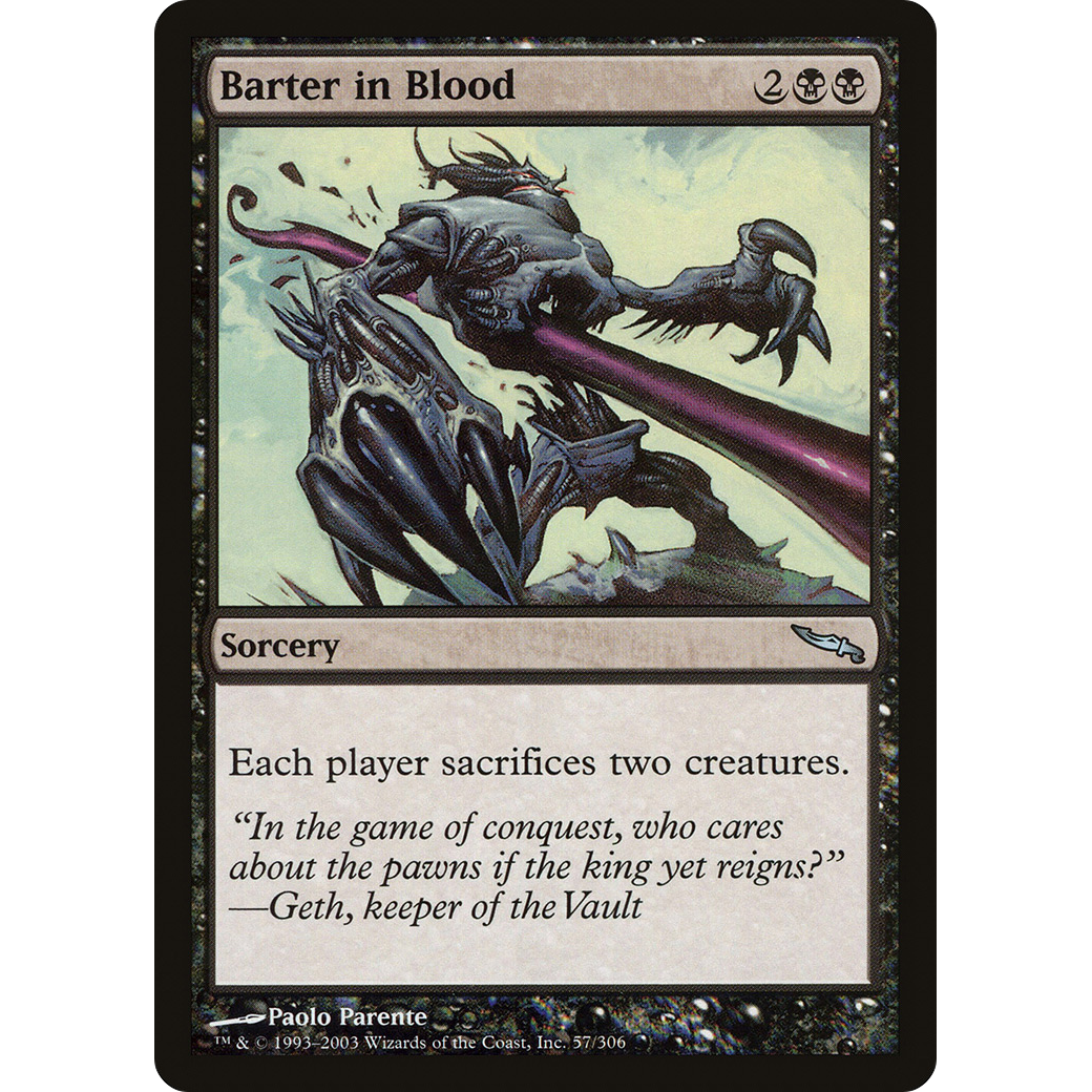 Barter in Blood (MRD-057) - Mirrodin Foil