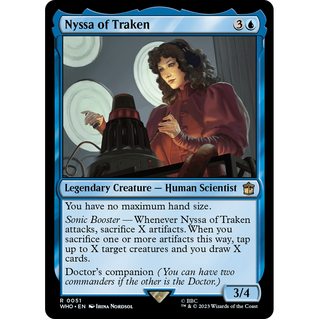 Nyssa of Traken (WHO-051) - Doctor Who Foil
