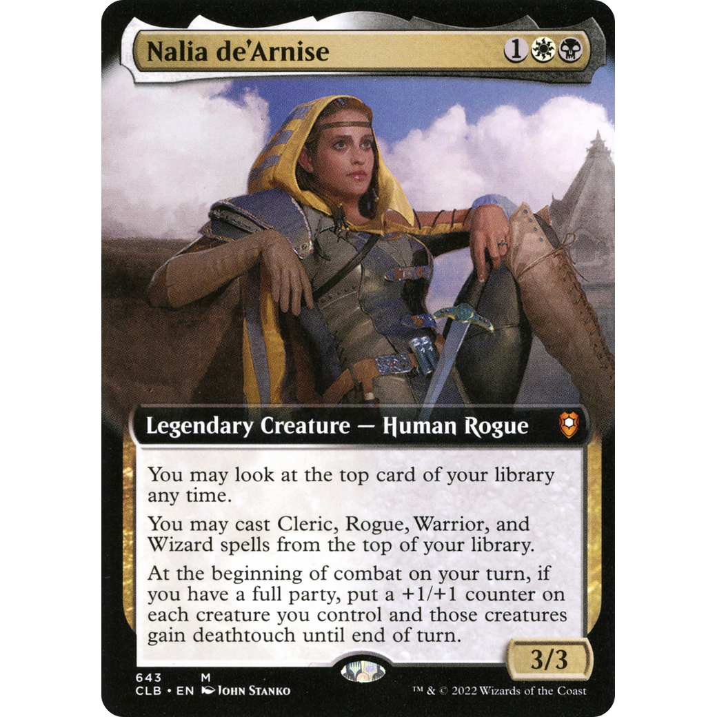 Nalia de'Arnise (CLB-643) - Commander Legends: Battle for Baldur's Gate: (Extended Art) Foil