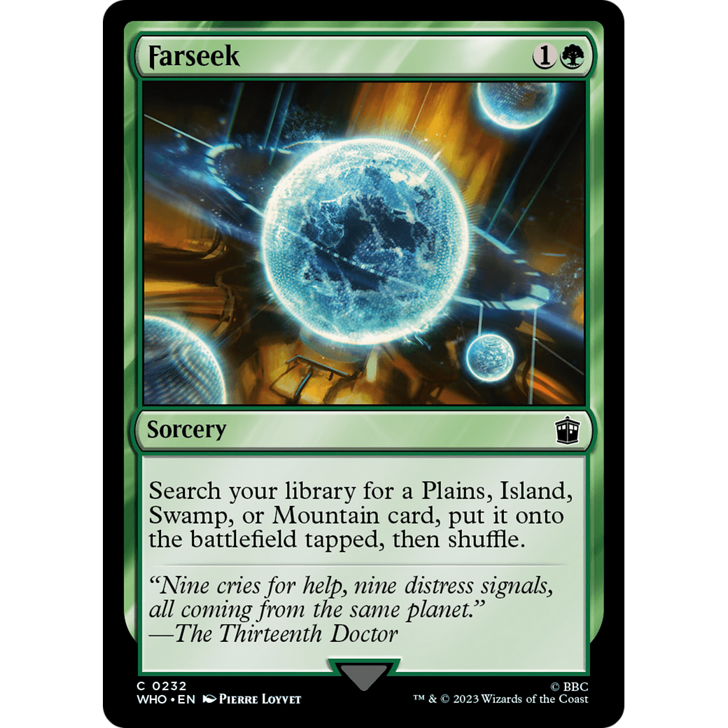 Farseek (WHO-232) - Doctor Who Foil