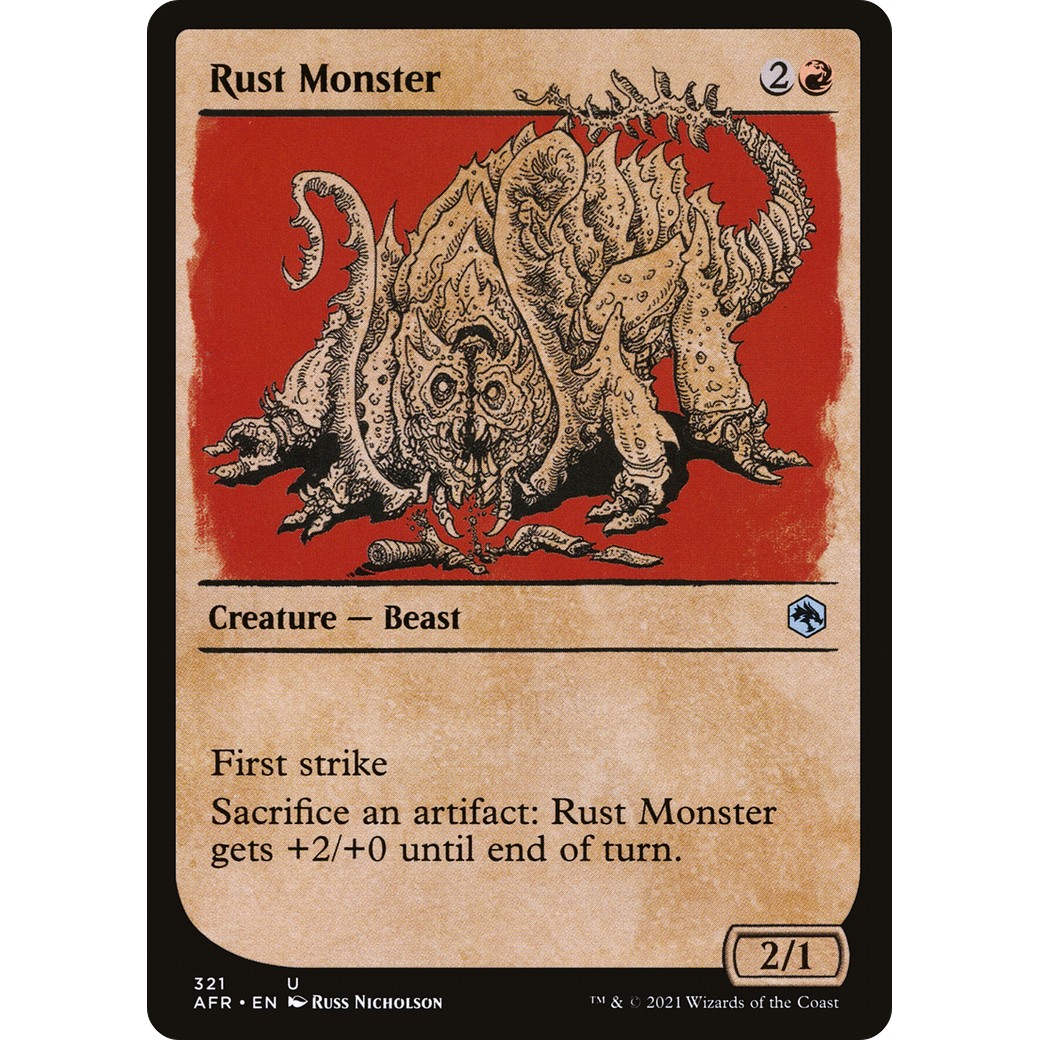 Rust Monster (Showcase) (AFR-321) - Adventures in the Forgotten Realms: (Showcase)