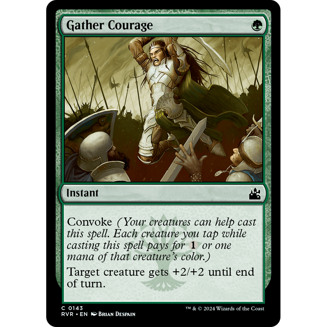 Gather Courage (RVR-143) - Ravnica Remastered Foil
