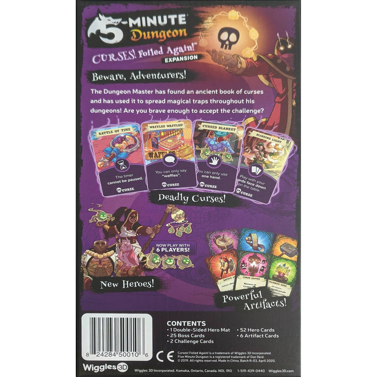 5 Minute Dungeon Curses! Foiled Again! Expansion