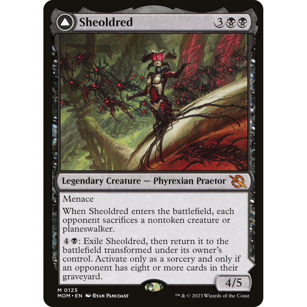 Sheoldred // The True Scriptures (MOM-125) - March of the Machine Foil