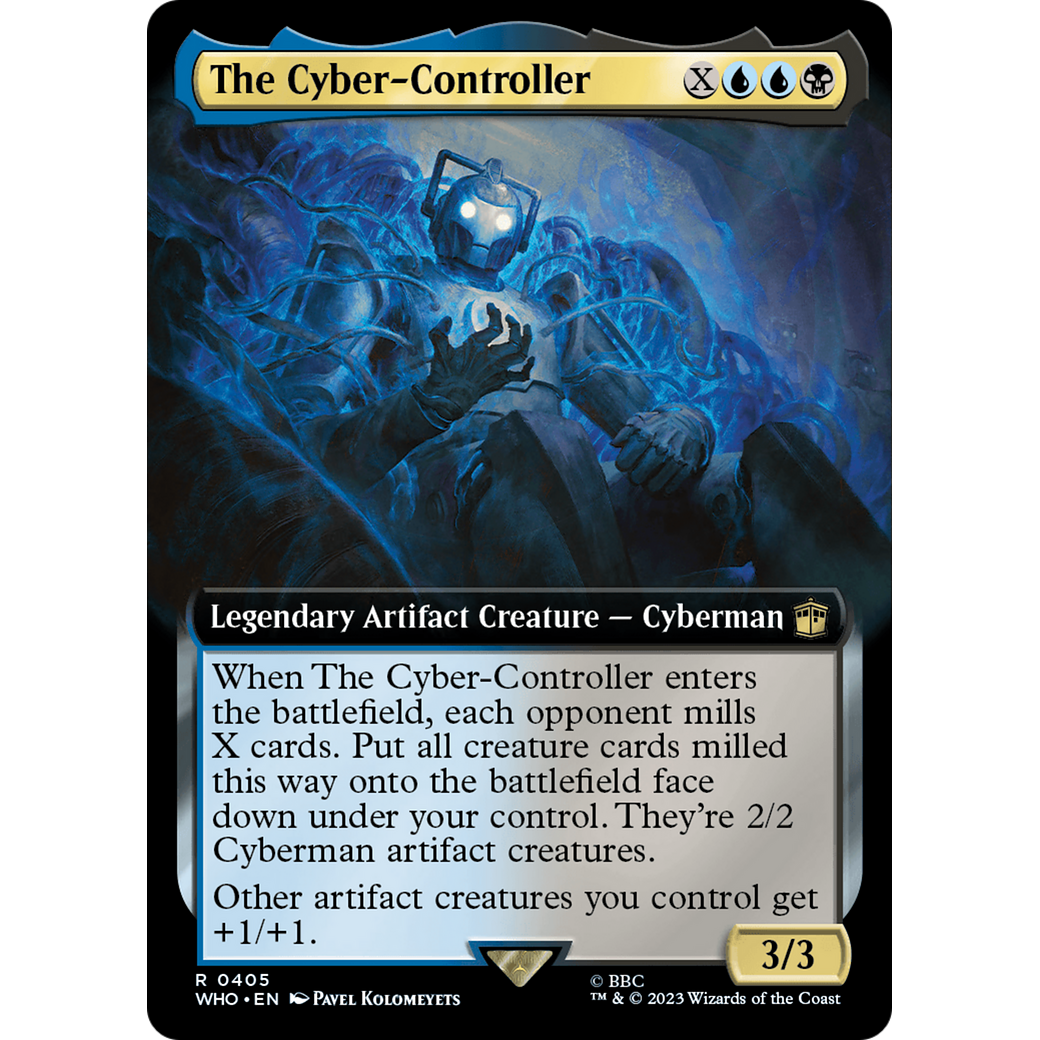 The Cyber-Controller (Extended Art) (WHO-405) - Doctor Who: (Extended Art) Foil