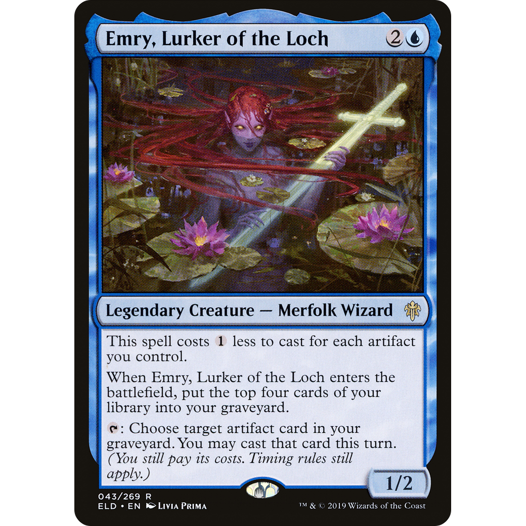 Emry, Lurker of the Loch (ELD-043) - Throne of Eldraine