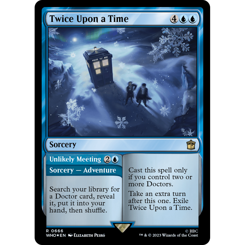 Twice Upon a Time (Surge Foil) (WHO-666) - Doctor Who Foil