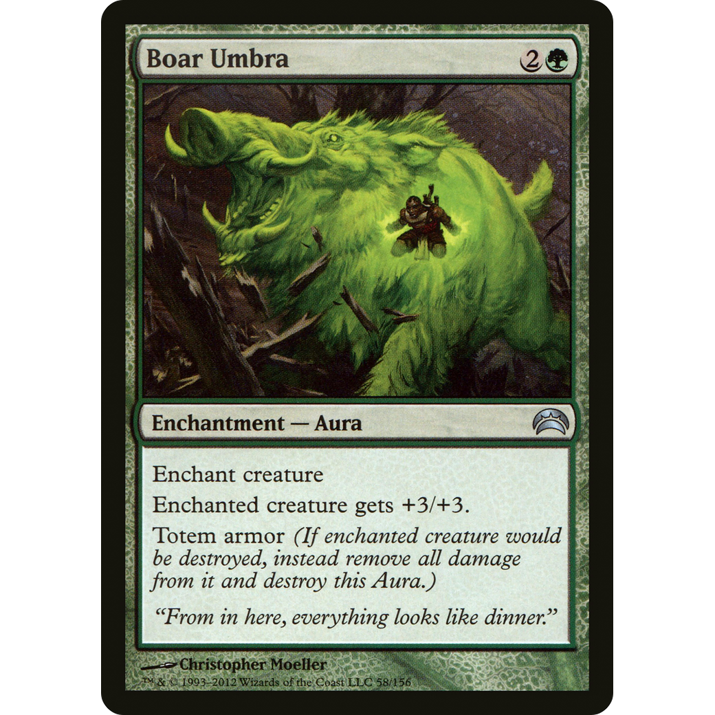 Boar Umbra (PC2-058) - Planechase 2012