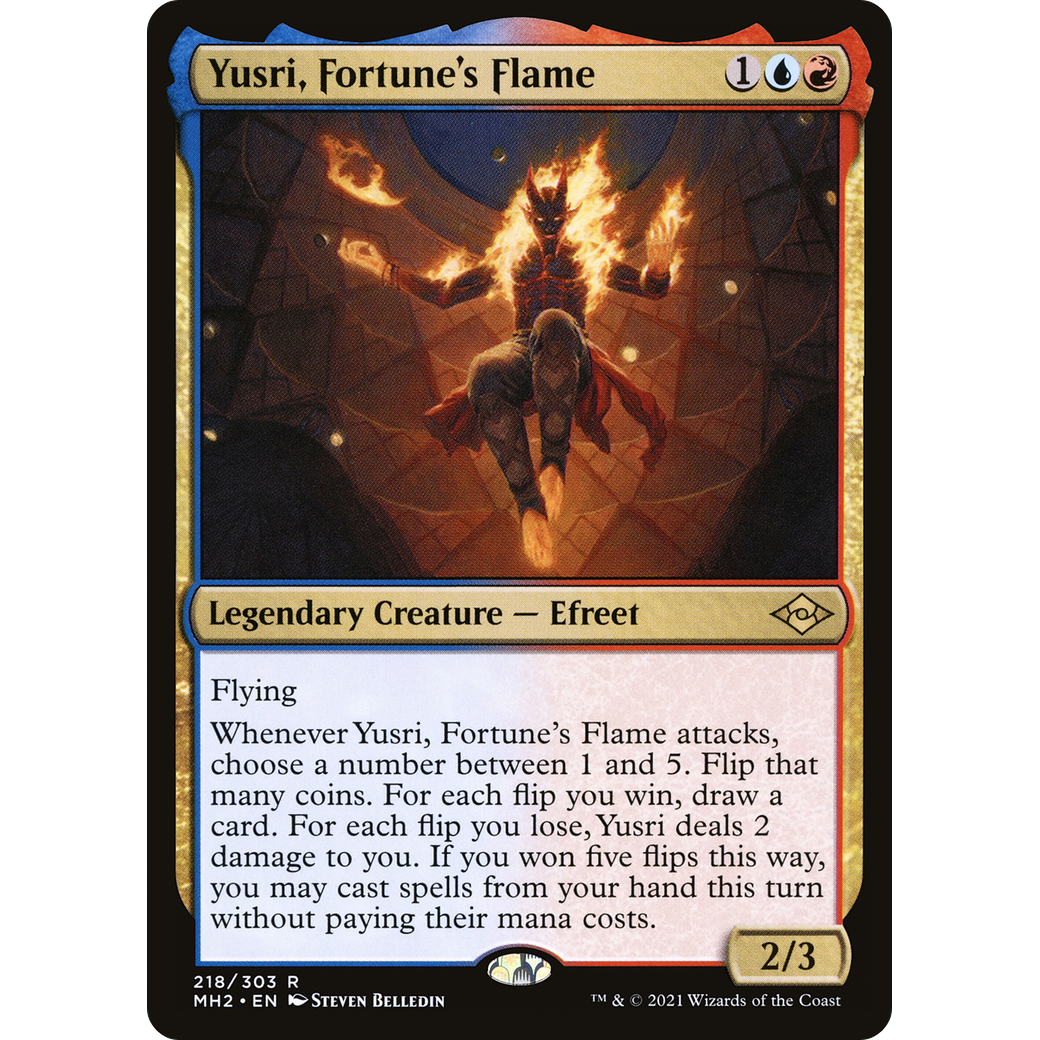 Yusri, Fortune's Flame (MH2-218) - Modern Horizons 2 Foil