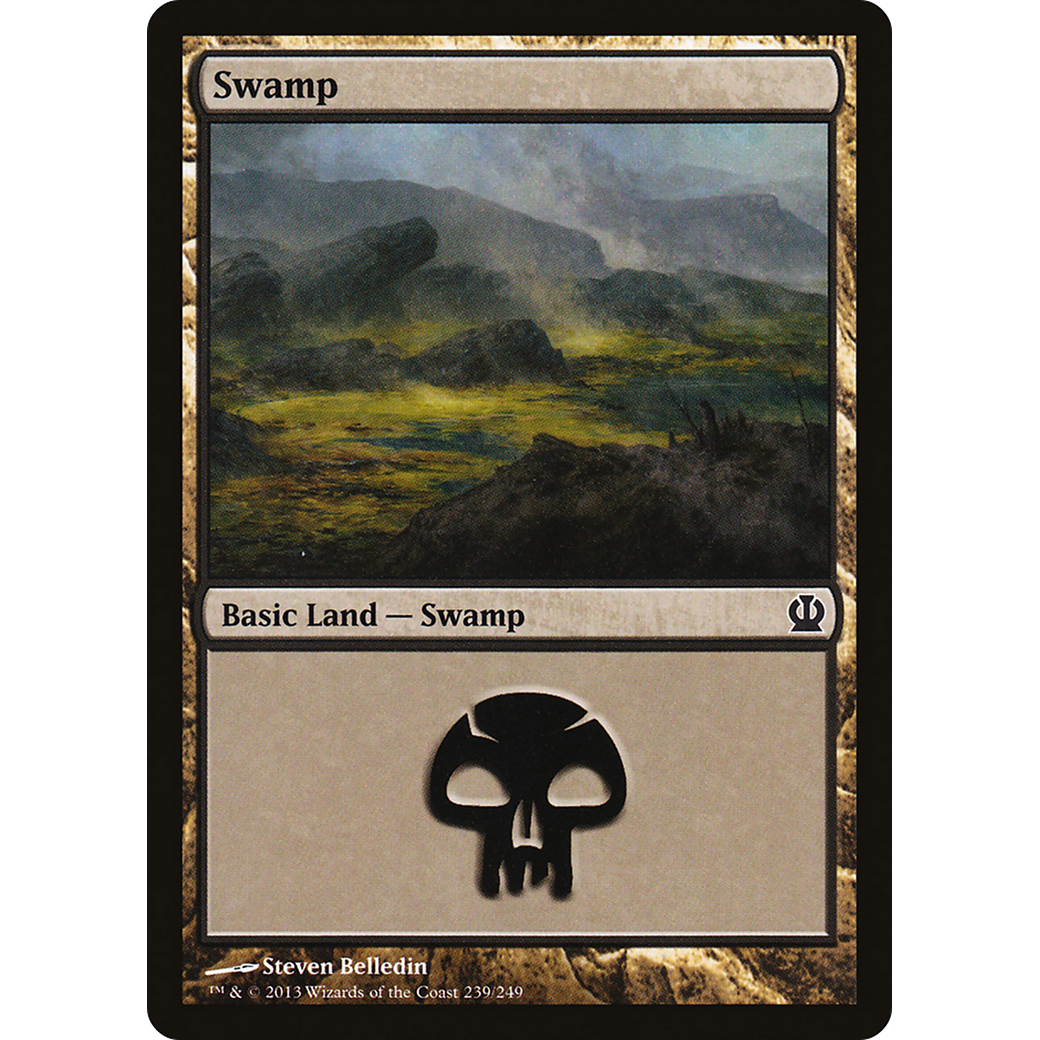 Swamp (239) (THS-239) - Theros Foil