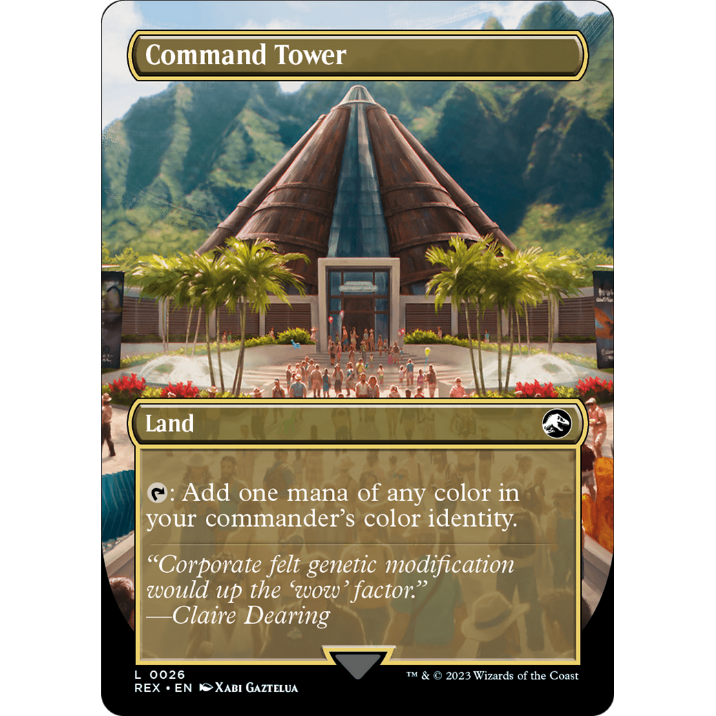 Command Tower (Borderless) (REX-026) - Jurassic World Collection (Borderless)