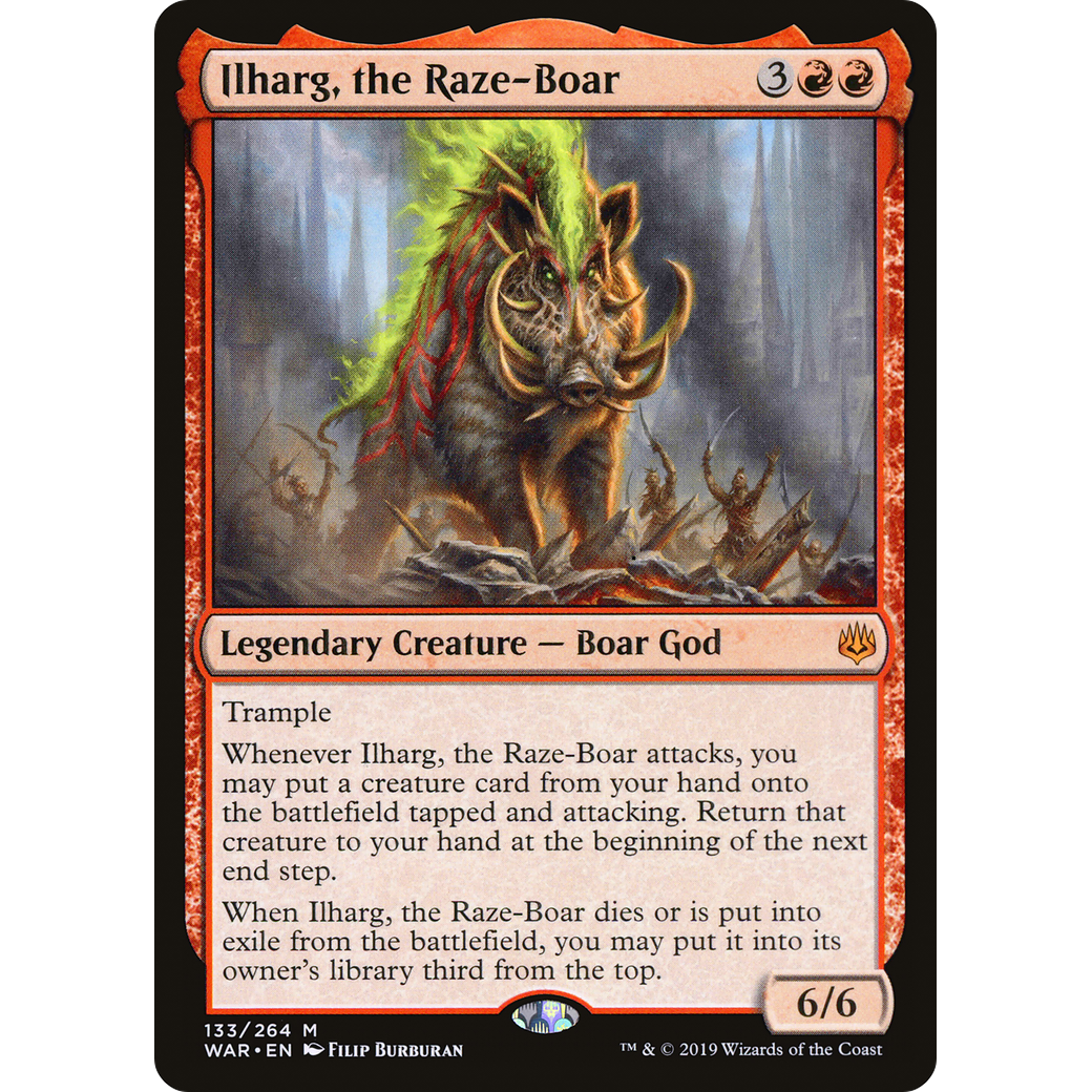Ilharg, the Raze-Boar (WAR-133) - War of the Spark Foil