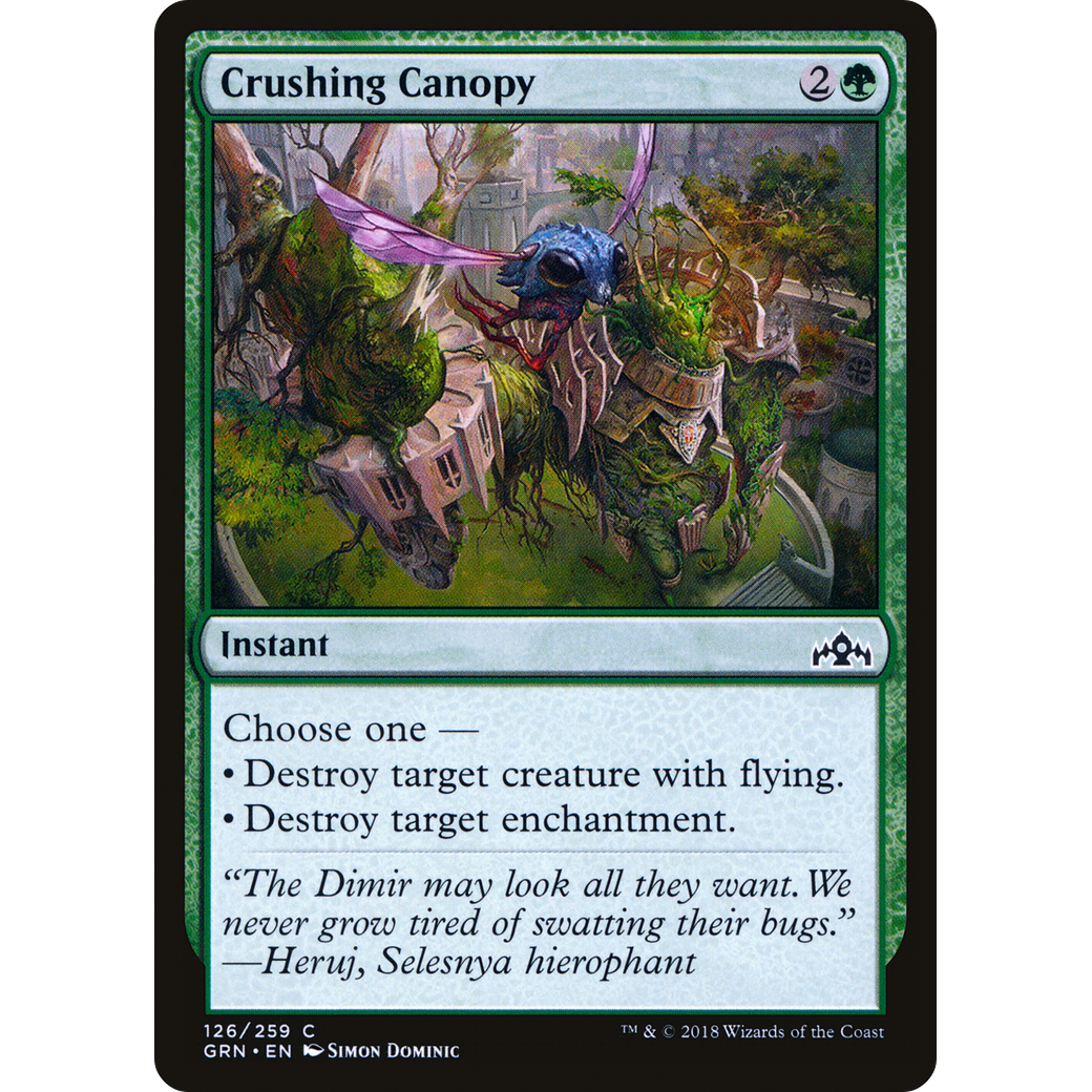 Crushing Canopy (GRN-126) - Guilds of Ravnica Foil