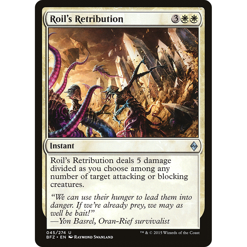 Roil's Retribution (BFZ-045) - Battle for Zendikar Foil