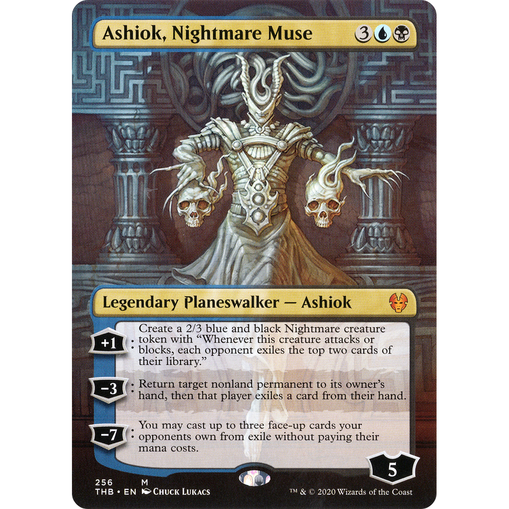 Ashiok, Nightmare Muse (Borderless) (THB-256) - Theros Beyond Death (Borderless)