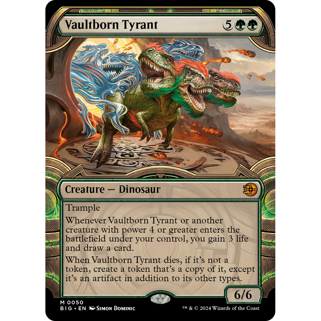 Vaultborn Tyrant (Showcase) (BIG-050) - The Big Score: (Showcase) Foil