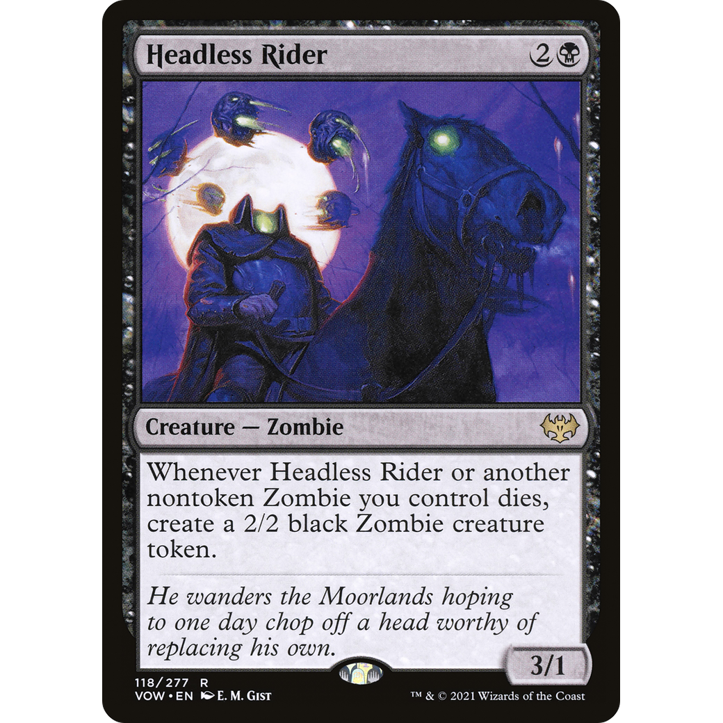 Headless Rider (VOW-118) - Innistrad: Crimson Vow
