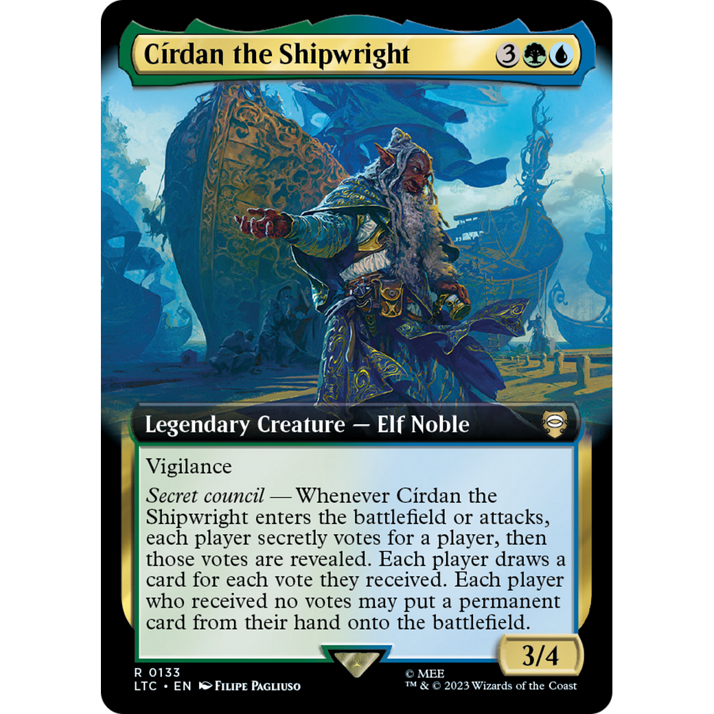 Círdan the Shipwright (LTC-133) - Tales of Middle-earth Commander: (Extended Art)