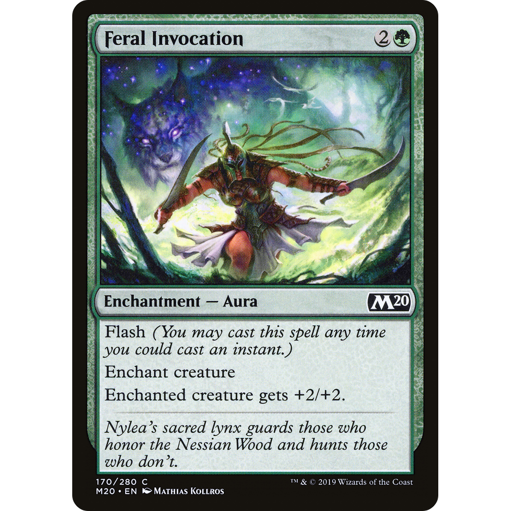 Feral Invocation (M20-170) - Core Set 2020 Foil