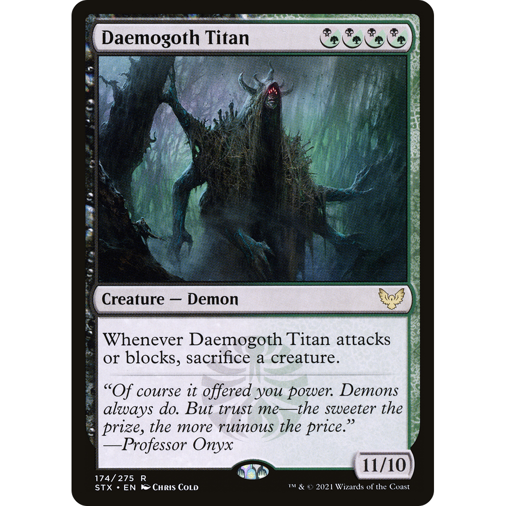 Daemogoth Titan (STX-174) - Strixhaven: School of Mages Foil