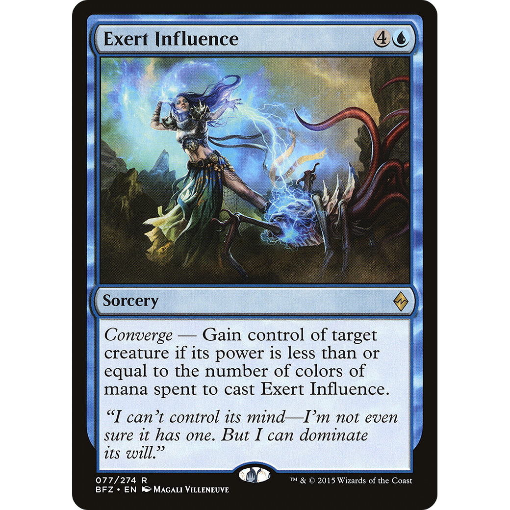 Exert Influence (BFZ-077) - Battle for Zendikar Foil