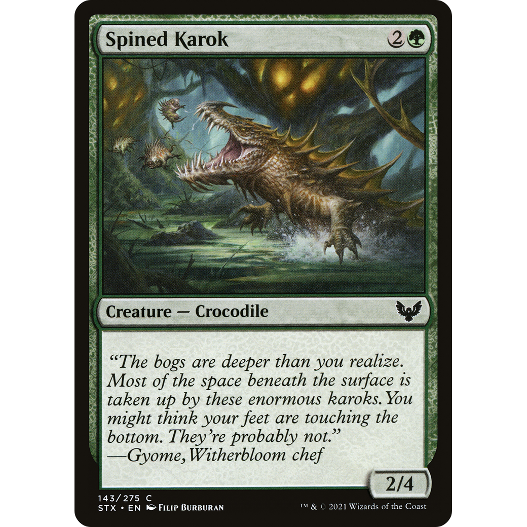 Spined Karok (STX-143) - Strixhaven: School of Mages Foil