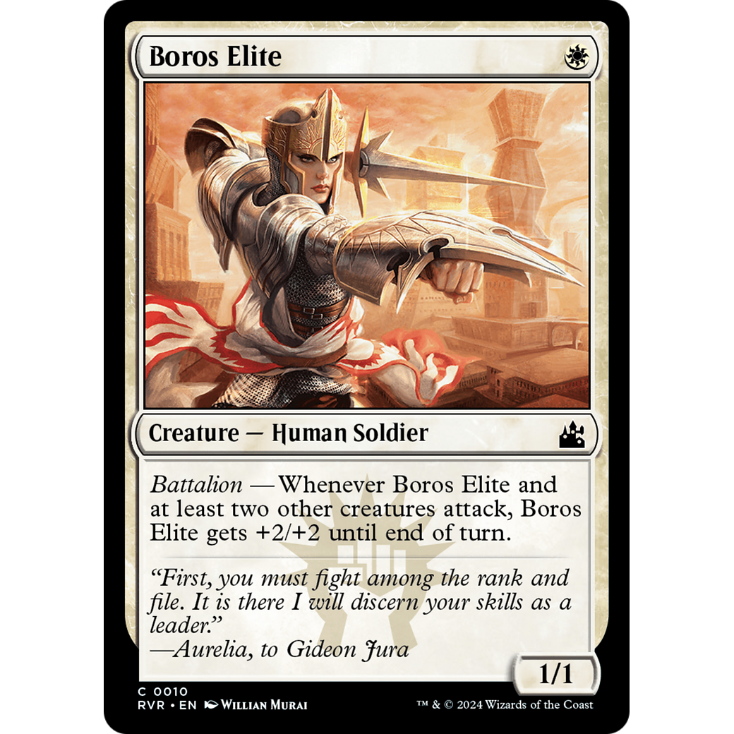 Boros Elite (RVR-010) - Ravnica Remastered Foil