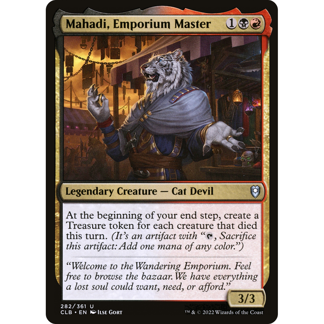 Mahadi, Emporium Master (CLB-282) - Commander Legends: Battle for Baldur's Gate