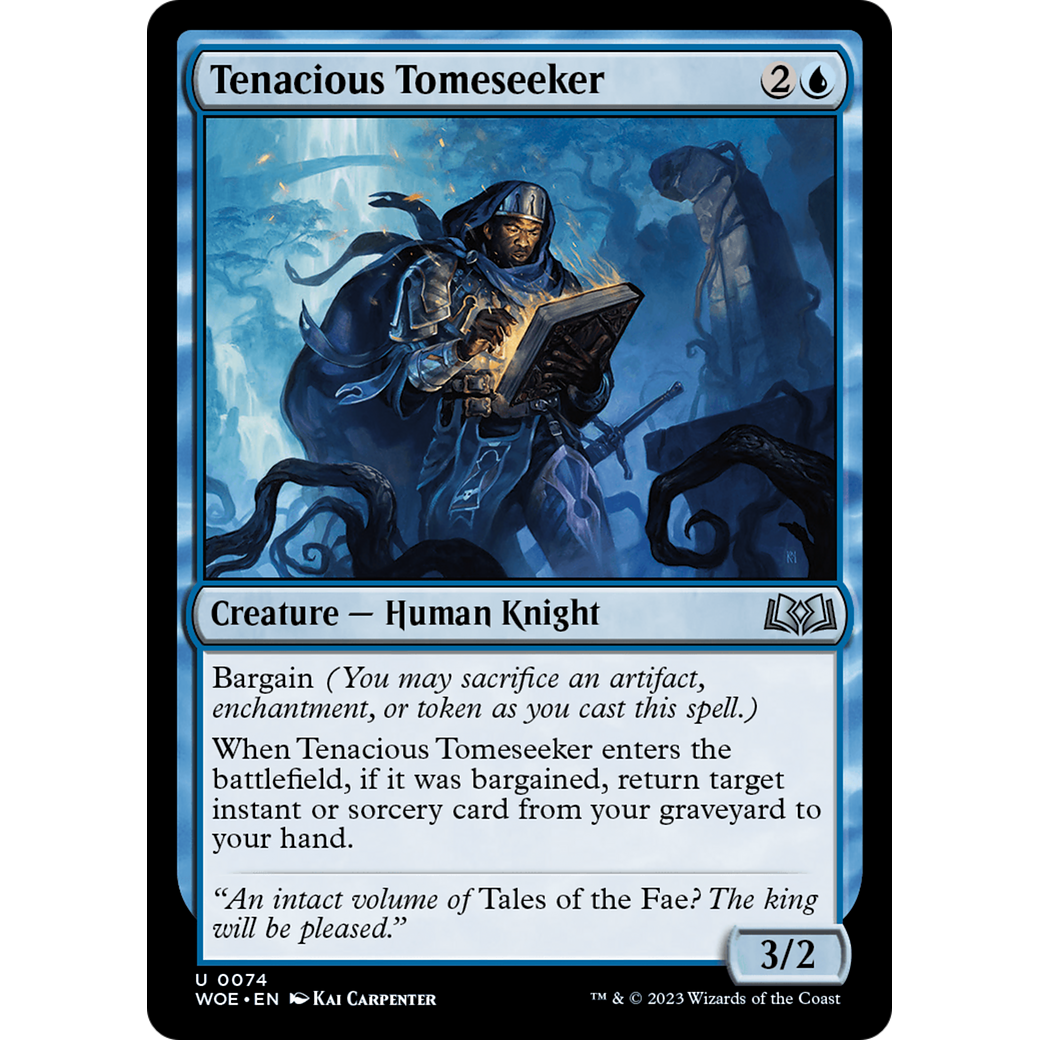 Tenacious Tomeseeker (WOE-074) - Wilds of Eldraine Foil