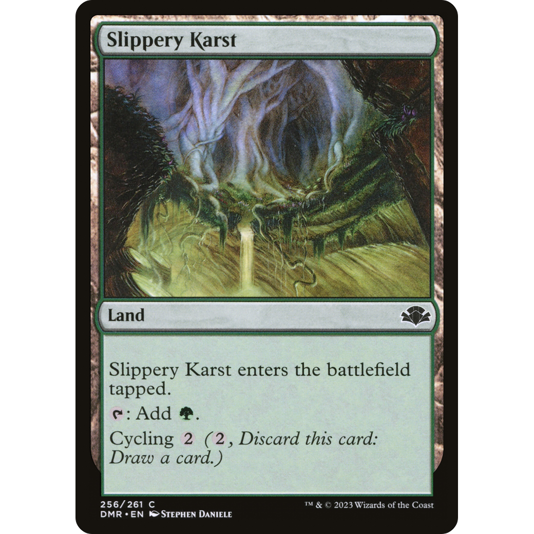 Slippery Karst (DMR-256) - Dominaria Remastered Foil