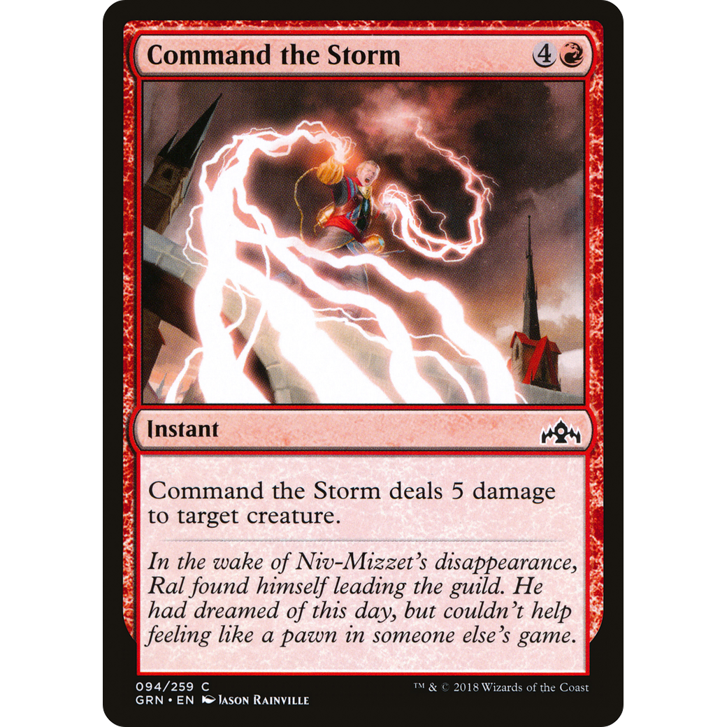 Command the Storm (GRN-094) - Guilds of Ravnica